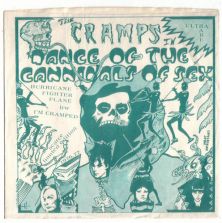 THE CRAMPS 45 HURRICANE FIGHTER PLANE PSYCHOBILLY PUNK